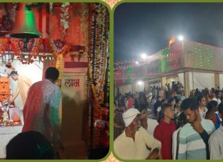 वनोजा मंदिरात श्री गणेश जन्मोत्सव थाटात साजरा* *महाप्रसादाचा पाच हजार भाविकांनी घेतला लाभ*