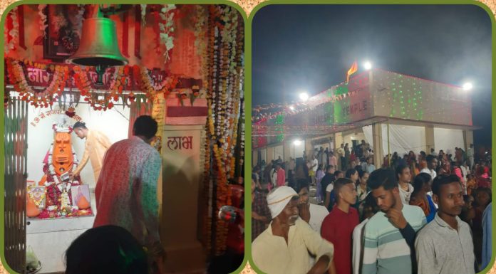 वनोजा मंदिरात श्री गणेश जन्मोत्सव थाटात साजरा* *महाप्रसादाचा पाच हजार भाविकांनी घेतला लाभ*