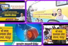 *चंद्रपूरमध्ये प्रथमच फिरते नेत्र चिकित्सालयाचे आयोजन* *स्व. डॉ. सच्चिदानंद मुनगंटीवार यांच्या स्मरणार्थ श्री माता कन्यका सेवा संस्थेचा उपक्रम*