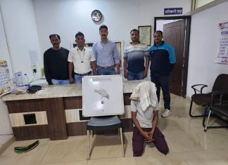 चंद्रपुरात 1 देशी कटटा, 5 जीवंत काडतुस जप्त स्थानिक गुन्हे शाखेची कारवाई