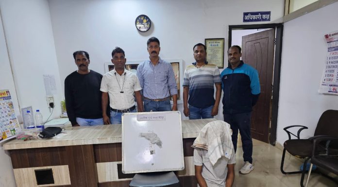 चंद्रपुरात 1 देशी कटटा, 5 जीवंत काडतुस जप्त स्थानिक गुन्हे शाखेची कारवाई