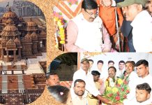 *बल्लारपुर शहरातुन अयोध्येला श्रीरामाचे दर्शनास्तव गेलेल्या रामभक्तांनी मा.ना.सुधीरभाऊ मुनगंटीवार यांचा सत्कार करुण मानले आभार*