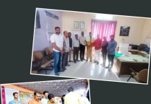 बल्लारपुर के नवनियुक्त थानेदार आसिफ राजा शेख का बी,एस, ए, क्लब द्वारा भव्य सत्कार