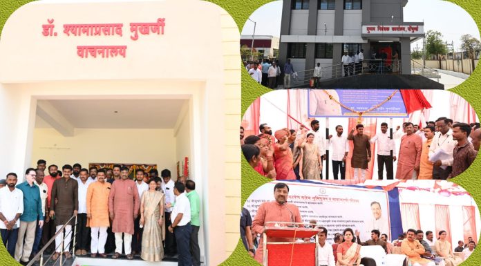 पोंभुर्णा येथे 42 कोटी 92 लक्ष रुपयांच्या विकासकामांचे लोकार्पण व भूमिपुजन*