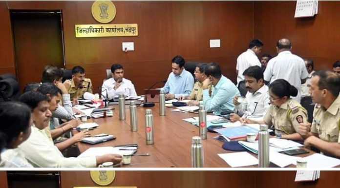 महाकाली यात्रा नियोजनाबाबत जिल्हाधिका-यांनी घेतला आढावा