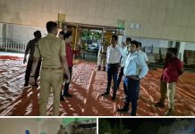 जिल्हाधिका-यांकडून स्विमींग पुल व बॅडमिंटन हॉलची पाहणी