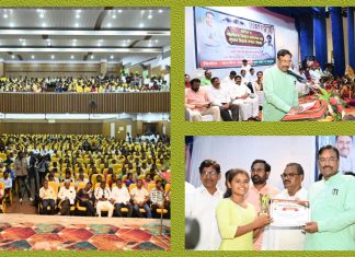 *ध्येयप्राप्तीसाठी परिश्रमाचा निर्धार करा* *ना. श्री. सुधीर मुनगंटीवार यांचे गुणवंत विद्यार्थ्यांना मार्गदर्शन*