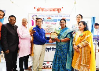 उत्कृष्ट काव्यसंग्रह पुरस्काराने वृंदा पगडपल्लीवार सन्मानित..