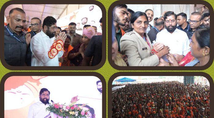 *मुख्यमंत्री एकनाथ शिंदे यांचे गोंदूर विमानतळावर आगमन व स्वागत*