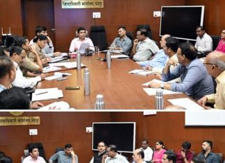 जिल्हाधिका-यांकडून धम्मचक्र अनुप्रवर्तन दिनाच्या पूर्वतयारीचा आढावा