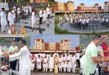 फॉरेस्ट अकॅडमी चंद्रपूर, येथे जनार्दन स्वामी योगाभ्या