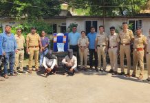 अमली पदार्थ गांजा विकीकरणा-यावर चंद्रपुर शहर पोलीसांची धाड