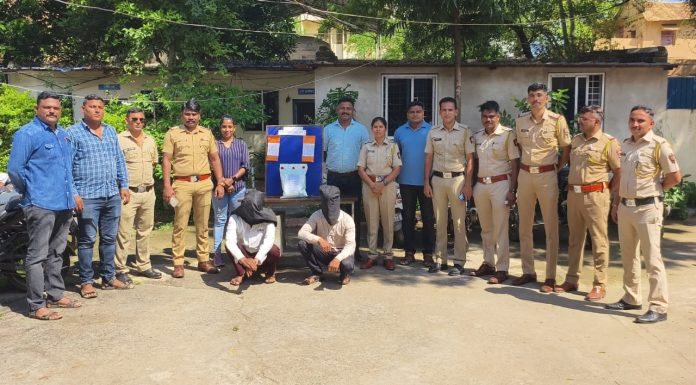 अमली पदार्थ गांजा विकीकरणा-यावर चंद्रपुर शहर पोलीसांची धाड