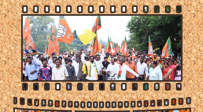 *कार्यकर्त्यांचा प्रचंड उत्साह आणि हजारोंच्या साक्षीने ना. सुधीर मुनगंटीवार यांनी दाखल केला उमेदवारी अर्ज*