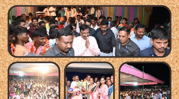 *विकासाच्या बाबतीत भेजगाव ठरणार आदर्श गाव* *ना. श्री. सुधीर मुनगंटीवार यांनी व्यक्त केला विश्वास*