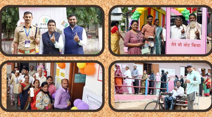 सायंकाळी 5 वाजेपर्यंत जिल्ह्यात सरासरी 64.48 टक्के मतदान