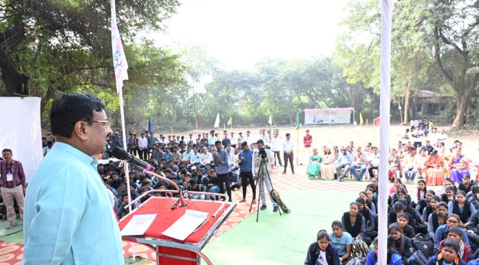 *विजयाच्या संकल्पाची मशाल हृदयात प्रज्वलित करा* *आ. श्री. सुधीर मुनगंटीवार यांनी वाढवले खेळाडूंचे मनोबल*