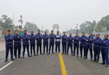 महाराष्ट्र एनएसएसच्या 12 स्वयंसेवकांचा कर्तव्यपथावरील संचलनासाठी सराव