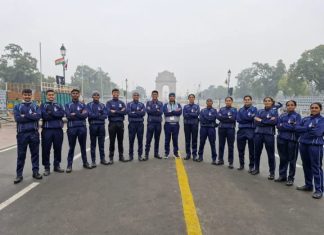 महाराष्ट्र एनएसएसच्या 12 स्वयंसेवकांचा कर्तव्यपथावरील संचलनासाठी सराव