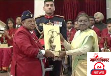 राष्ट्रपतींच्या हस्ते खेळरत्न पुरस्कारांचे वितरण: दिपाली देशपांडे यांना द्रोणाचार्य पुरस्कार, स्वप्निल कुसळे, सचिन खिल्लारी आणि मुरलीकांत पेटकर यांना अर्जुन पुरस्कार प्रदान”