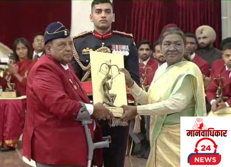 राष्ट्रपतींच्या हस्ते खेळरत्न पुरस्कारांचे वितरण: दिपाली देशपांडे यांना द्रोणाचार्य पुरस्कार, स्वप्निल कुसळे, सचिन खिल्लारी आणि मुरलीकांत पेटकर यांना अर्जुन पुरस्कार प्रदान”